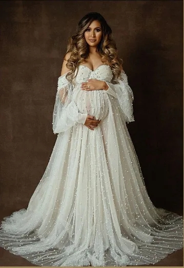 2024New Maternity Photography  – Summer Clothing Yarn Bewertung und Preis