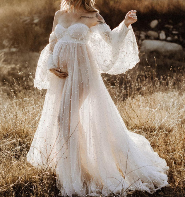 2024New Maternity Photography  – Summer Clothing Yarn Bewertung und Preis